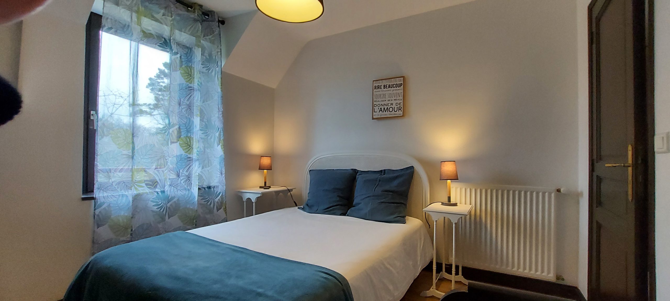 Chambre à l'étage 140*190 avec lit enfant